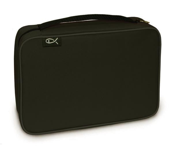 Canvas - Bible Cover Black (7.25" x 10.2" x 2.25")