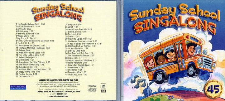 Sunday School Singalong Volume 1
