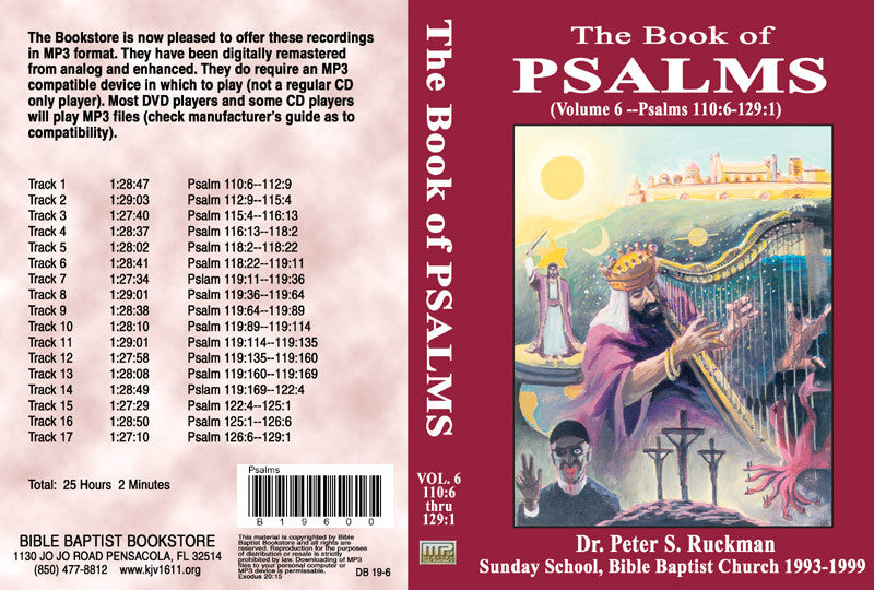 Psalms, Volume 6 - MP3