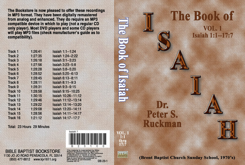 Isaiah, Volume 1 - MP3