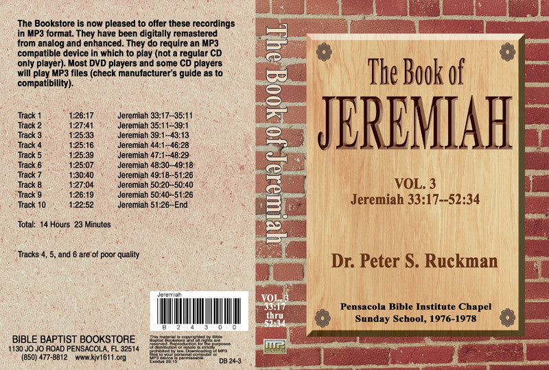Jeremiah, Volume 3 - MP3