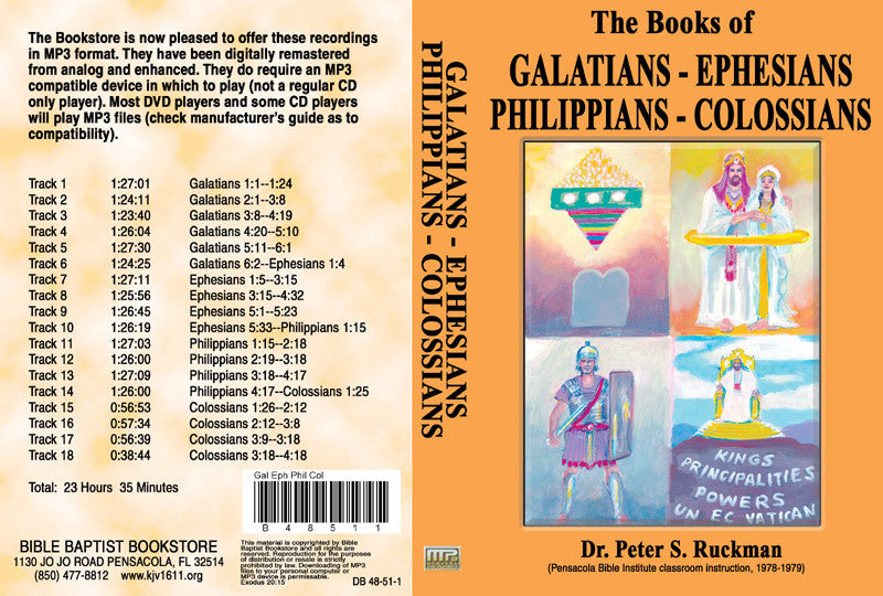 Galatians, Ephesians, Philippians, Colossians