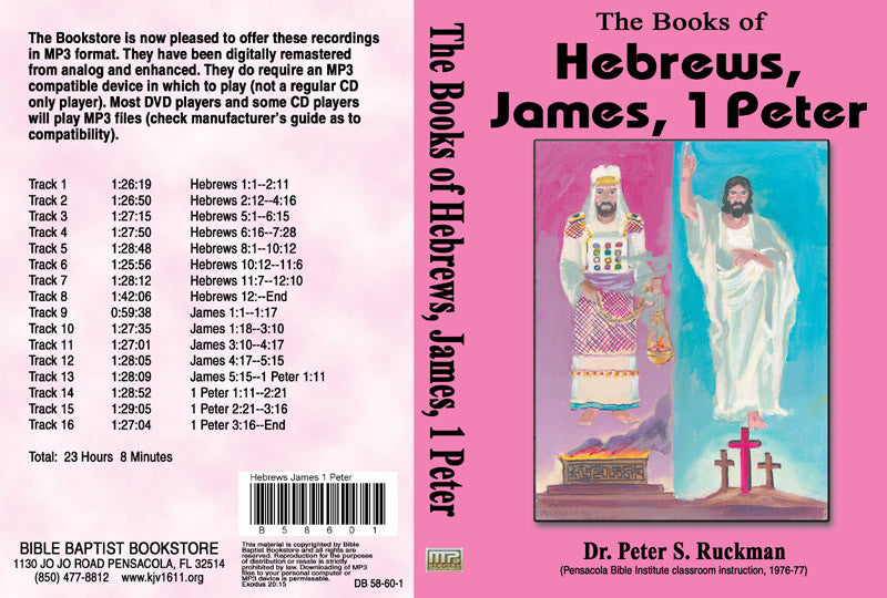 Hebrews, James, 1 Peter - MP3