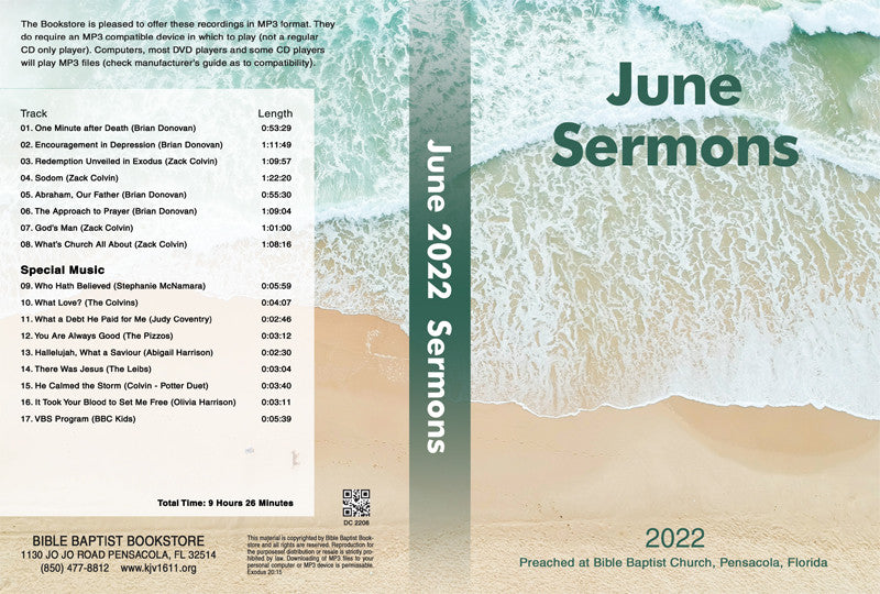 June 2022 Sermons - MP3