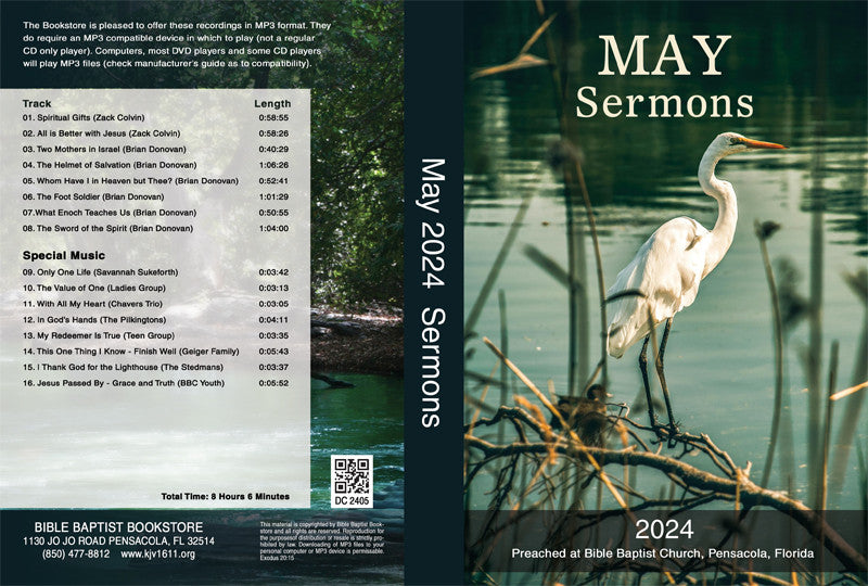 May 2024 Sermons - MP3