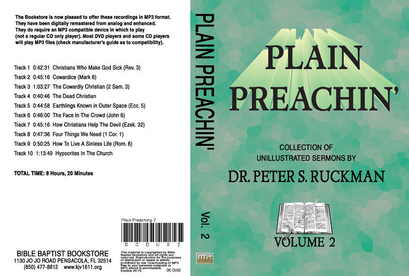 Plain Preachin' Volume 2 - MP3