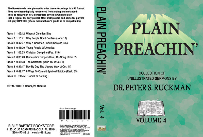 Plain Preachin' Volume 4 - MP3