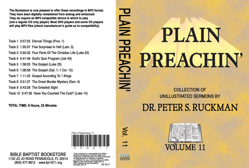 Plain Preachin' Volume 11 - MP3