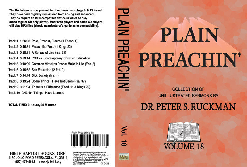 Plain Preachin' Volume 18 - MP3