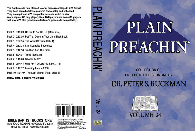 Plain Preachin' Volume 24 - MP3