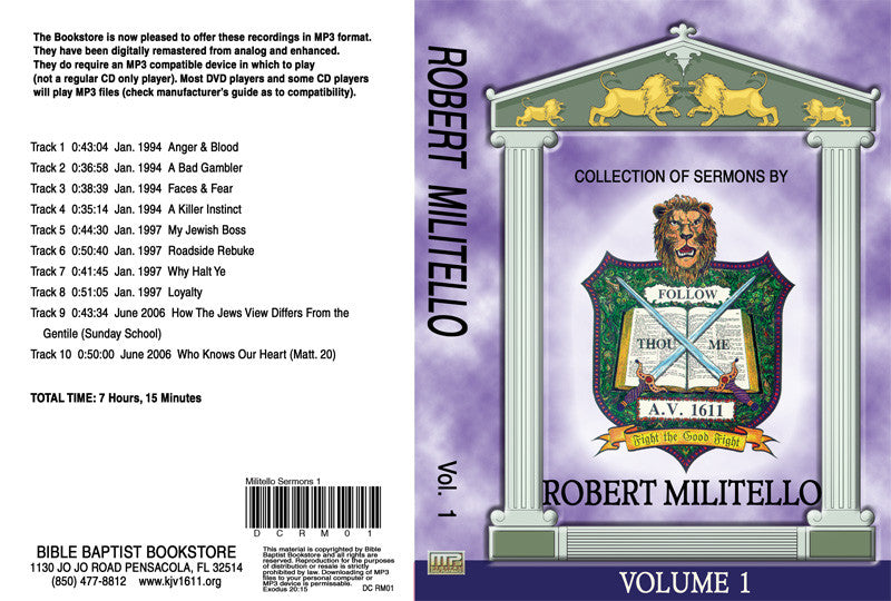 Robert Militello Sermons on MP3