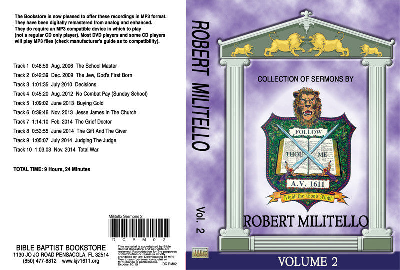 Robert Militello Sermons on MP3