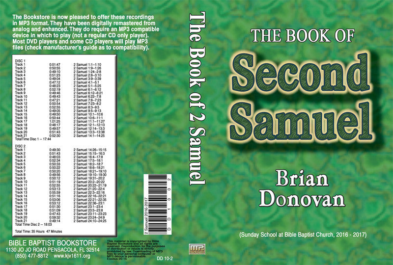 Brian Donovan: 2 Samuel - MP3