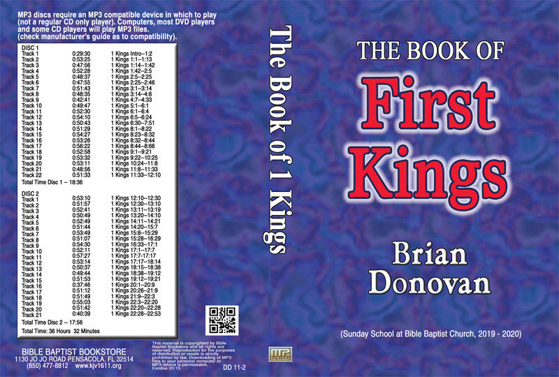 Brian Donovan: 1 Kings - MP3