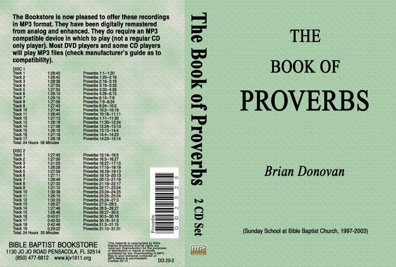 Brian Donovan: The Book of Proverbs