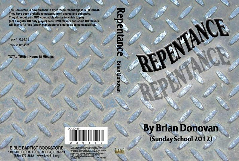 Brian Donovan: Repentance - MP3