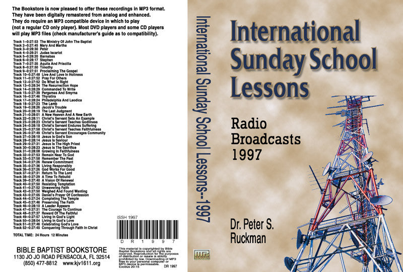 International Sunday School Lessons 1997