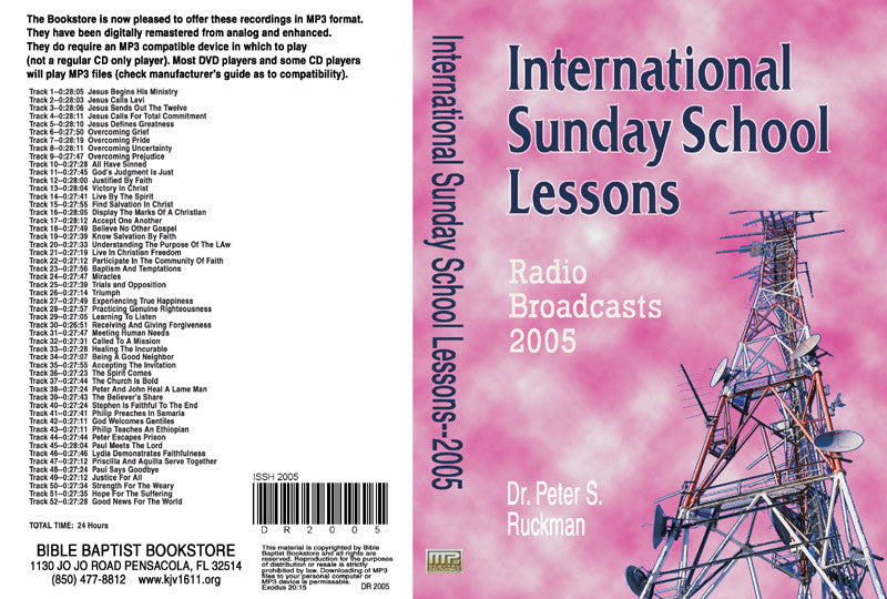 International Sunday School Lessons 2005