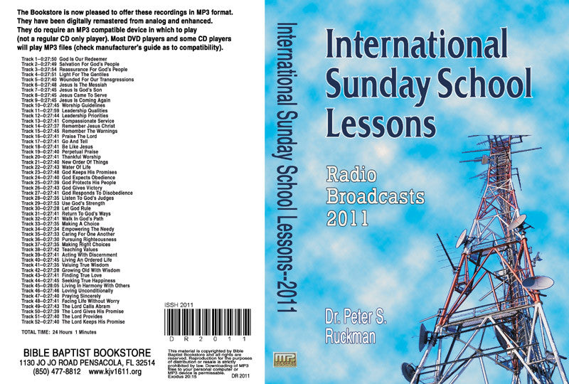 International Sunday School Lessons 2011