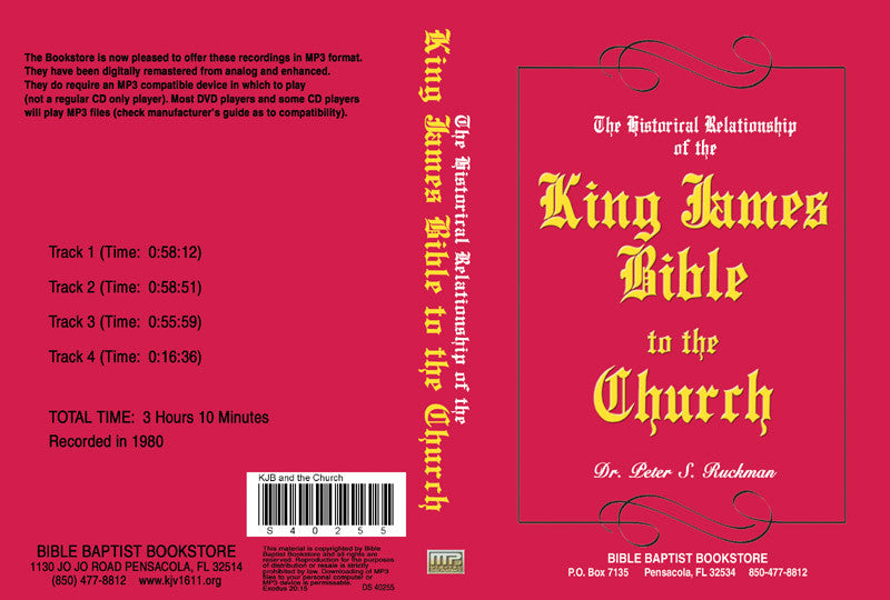 Historical Relationship of the King James Bible to the Church