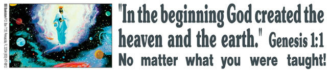 In the Beginning - Sticker - Large