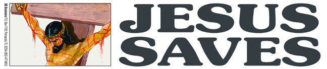 Jesus Saves - Sticker - Large