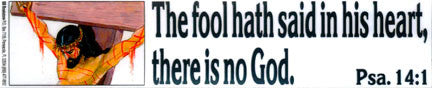 The Fool Hath Said - Sticker - Large