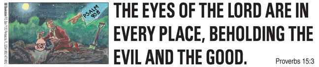 The Eyes of the Lord - Sticker - Large