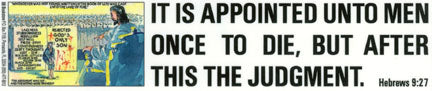 It is Appointed Unto Men - Magnet - Large