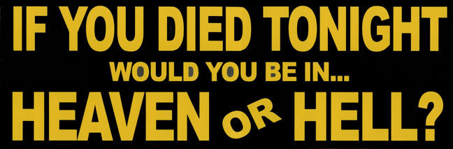 If You Died - Small Reflective Magnet