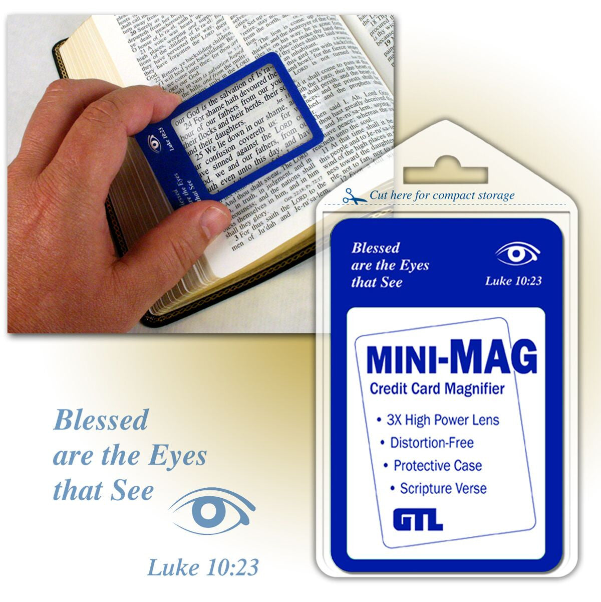 Mini-Mag Credit Card Magnifier