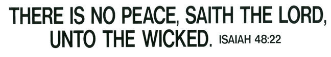 There Is No Peace - Magnet