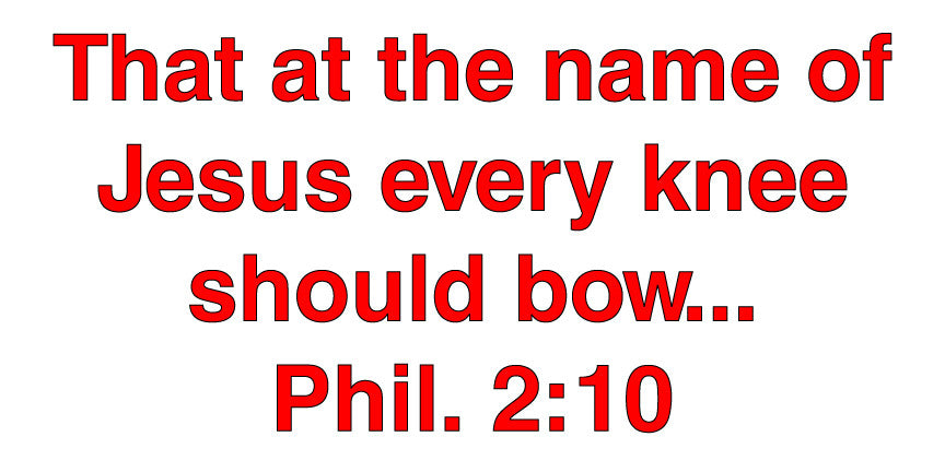 That At The Name Of Jesus - Sticker