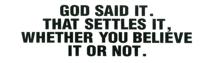 God Said It - Magnet