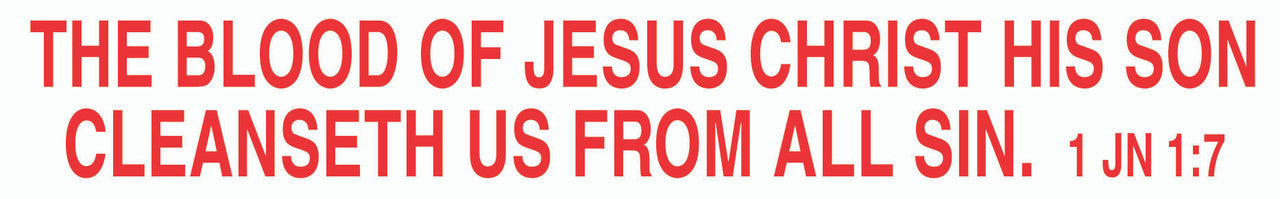 The Blood of Jesus Christ - Reflective Magnet