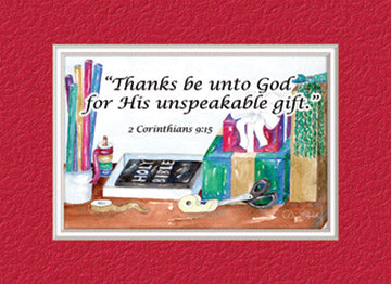 KJV Scripture Christmas Card