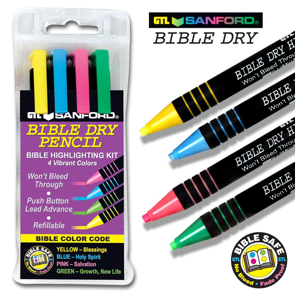 Accent Dry Pencil Highlighters & Refills (more colors available) - 4 Pack