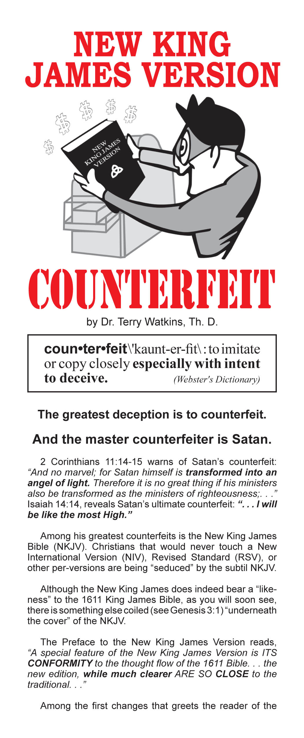 New King James Version Counterfeit